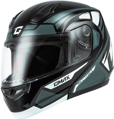 Md 04 Sector Helmet Black/Silver Xs