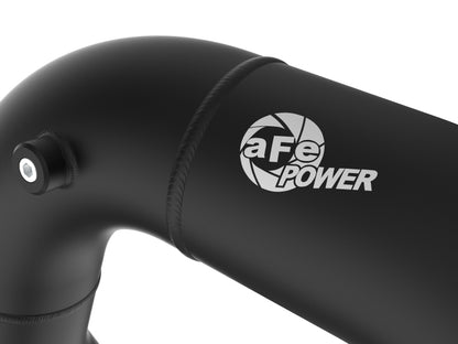 aFe 08-10 Ford Trucks V8-6.4L (td) BladeRunner 3 IN Aluminum Hot Charge Pipe - Black
