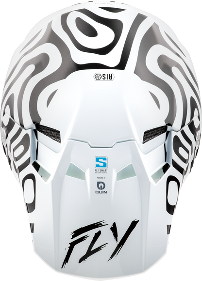 Youth Formula S Carbon Abyss Helmet White/Black Yl