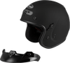 Gm 32 Open Face Helmet Matte Black Md