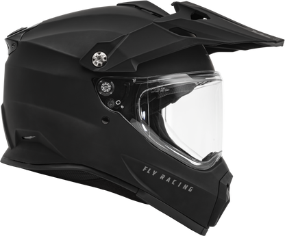 Trekker Solid Helmet Matte Black Lg