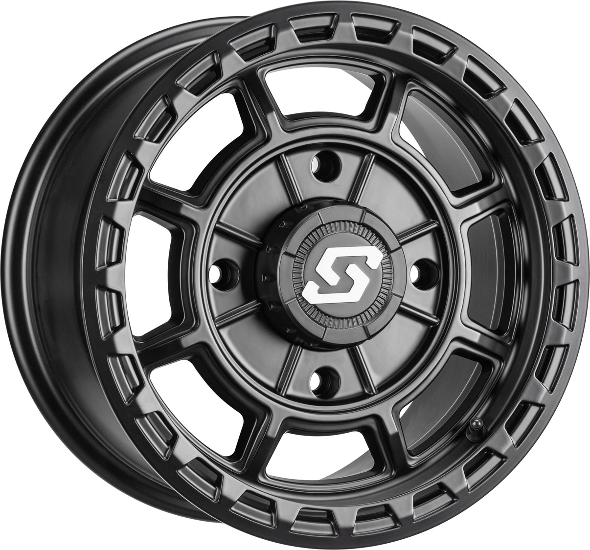 Rift Wheel 15x7 4/156 5+2 (+10mm) Black