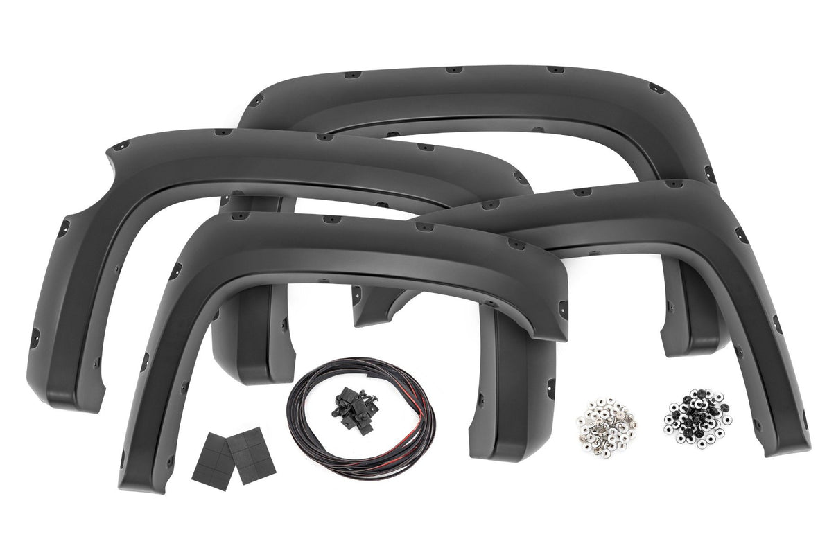 Pocket Fender Flares | 5'9" Bed | GAN Silver Ice Metallic | Chevy Silverado 1500 (07-13) | F-C11612A-GAN