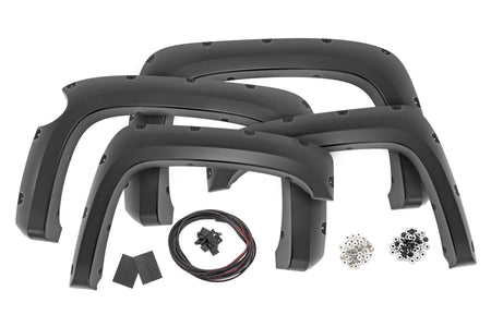 Pocket Fender Flares | 5'9" Bed | GBA Black | Chevy Silverado 1500 (07-13) | F-C11612A-GBA