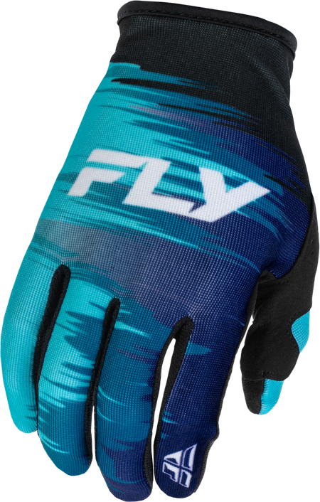 Girl's Lite Gloves Aqua/Navy/White Yl