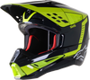 S M5 Beam Helmet Blk/Anthra/Ylw Fluo Glossy Sm