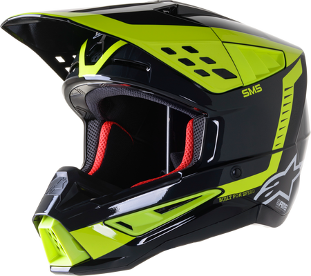 S M5 Beam Helmet Blk/Anthra/Ylw Fluo Glossy Md