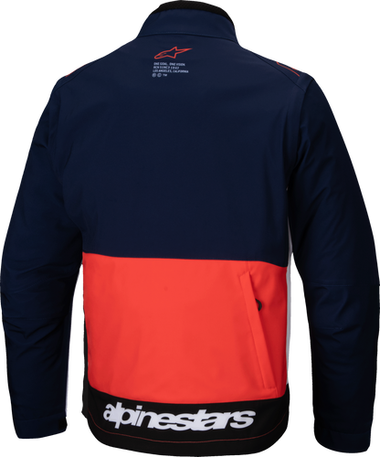 Lite Dura Softshell Jacket Navy/Hot Orange/White Xl
