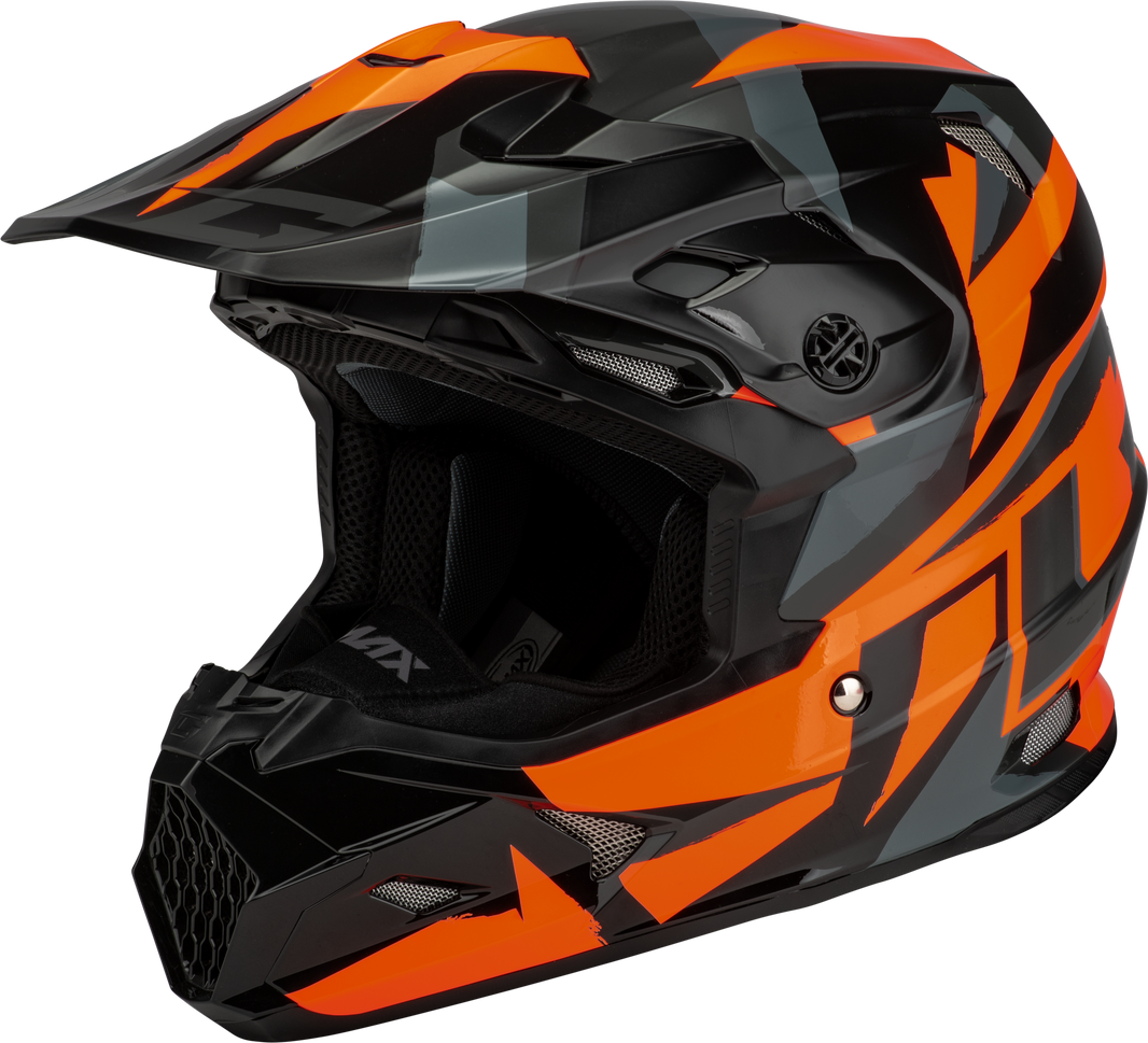 Mx 96s Splinter Helmet Black/Orange Sm – PlanetSXS.com