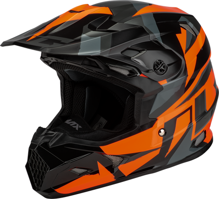 mt axxis falcon helmet black & orange Mx 96s Splinter Helmet Black/Orange Sm – PlanetSXS.com
