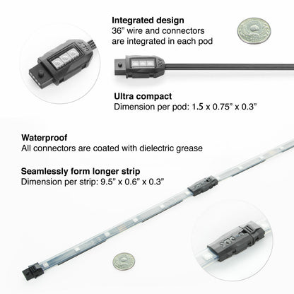 18pc 7 Color Remote