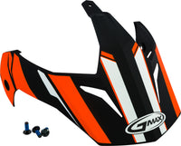 Visor W/Screws Vertical Gm 11 Black/Hi Vis Orange