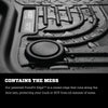 Husky Liners 2024 Toyota Tacoma CC/DC (Manual Trns) Weatherbeater Front & 2nd Seat Floor Liner - Blk