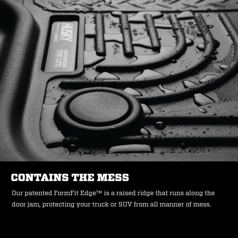 Husky Liners 2024 Toyota Tacoma CC/DC (Manual Trns) Weatherbeater Front & 2nd Seat Floor Liner - Blk