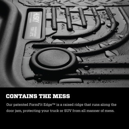 Husky Liners 2024 Toyota Tacoma CC/DC (Manual Trns) Weatherbeater Front & 2nd Seat Floor Liner - Blk