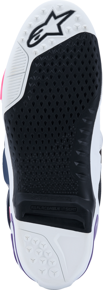 Tech 10 Wht/Violet/Nvy Bl/Pnk Fl 9