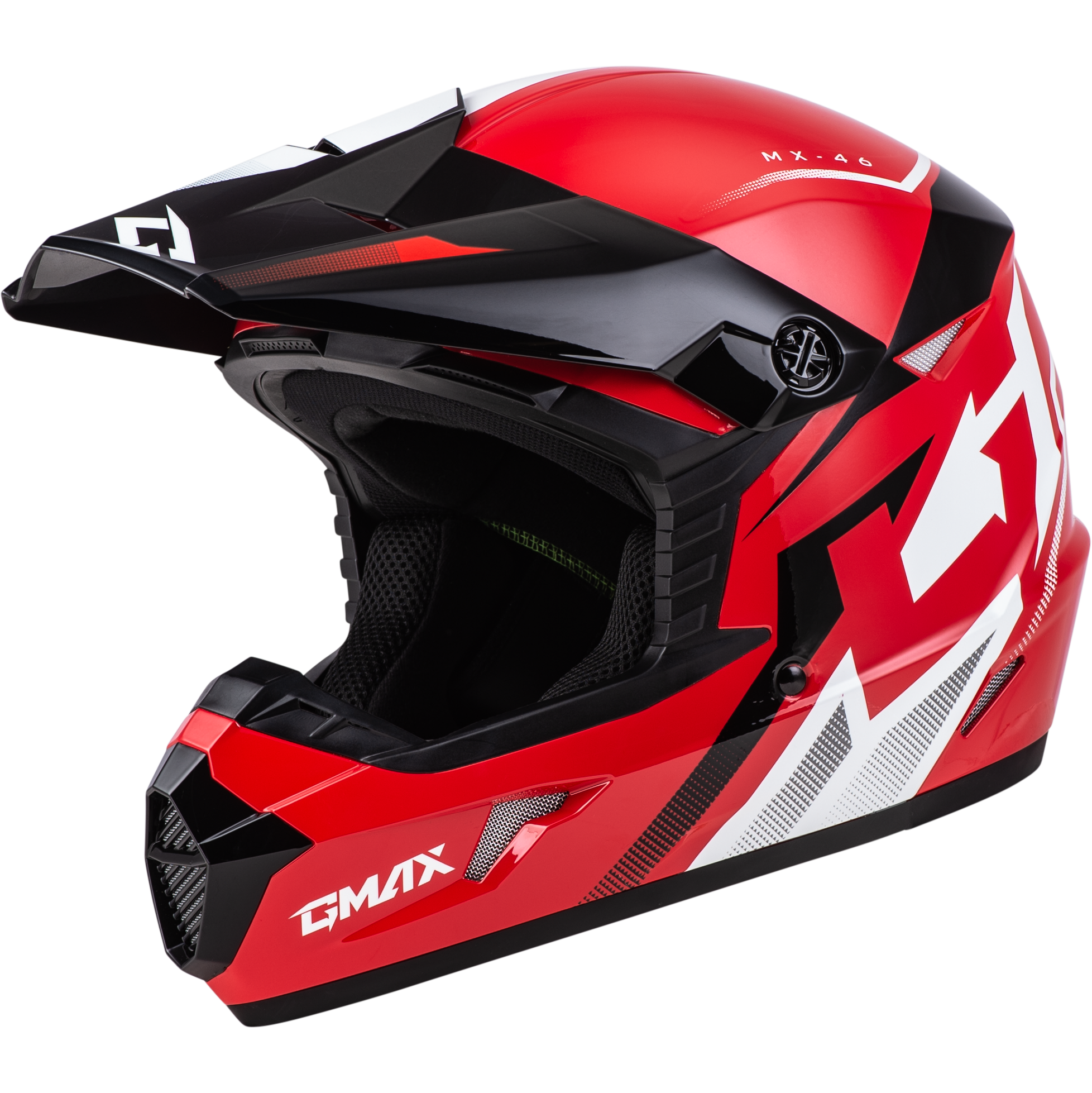 Mx 46 Compound Helmet Red/Black/White Xl