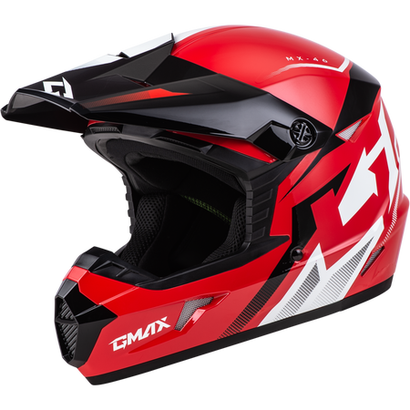 Mx 46 Compound Helmet Red/Black/White Xl