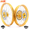 KKE 21 & 19 Wheels Gold Rims For SUZUKI RM125 2001-2007 RM250 2001-2008
