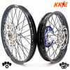 KKE 21/18 New Generation Cast Hub Billet Wheels Fit For KTM EXC XC-W XCF-W EXC-F 2003-2025 Black Spokes