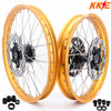 KKE 21 & 19 MX Gold Rims for Suzuki RM125 RM250 1996-2000 Black Hub