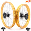 KKE 21 & 19 Dirt Bike Gold Rims for Suzuki RM125 2001-2007 RM250 2008