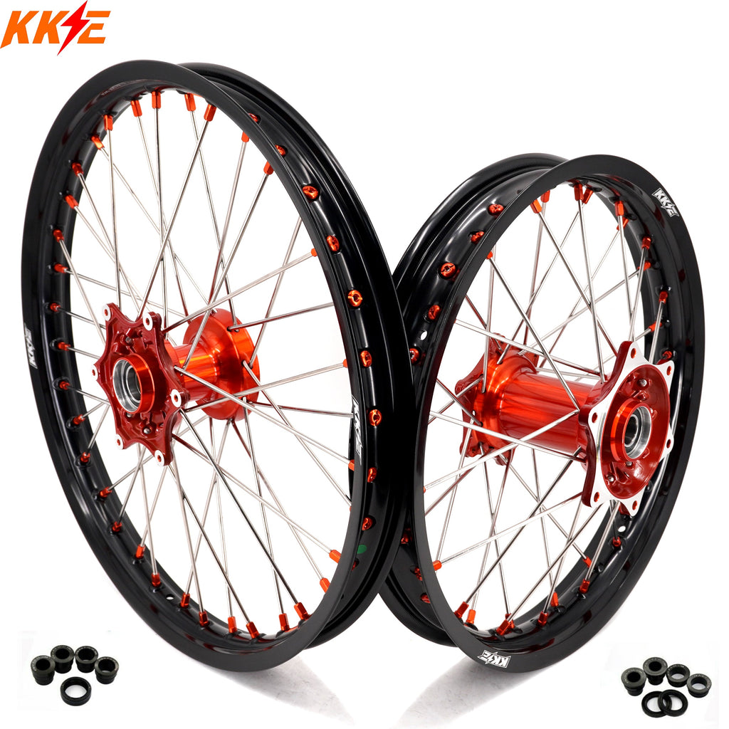 KKE 21" 19" Cast Wheels For KTM SX SX-F XC XC-F EXC EXC-F 125-530CC 2003-2025