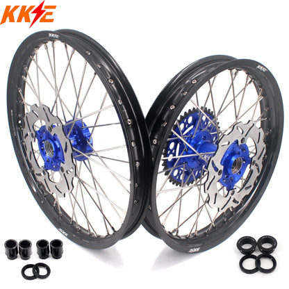 KKE 21/18 Wheels For KAWASAKI KX250F KX450F 2006-2014 KX125 KX250 250mm Disc