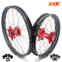 KKE 21" 18" Enduro Spoked Wheels For GAS GAS EC MC EX 125-450CC 2021-2025 Dirtbike Spoked Wheels Set