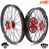 KKE 21 & 19 MX Spoked Race Wheels For SUZUKI RM125 RM250 1996 1997 1998 1999 2000