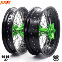 KKE 17Inch KX250F KX450F 2006-2021 For KAWASAKI Supermoto Spoked Wheels Rim