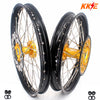 KKE 21 & 19 Wheels for Suzuki RMZ250 2007 RMZ450 2005-2025 Gold&Black