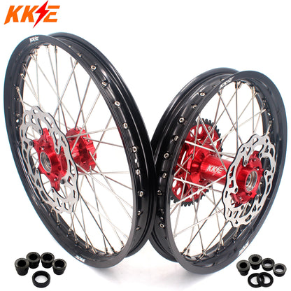 KKE 21" 18" Enduro Spoked Wheels For GAS GAS EC MC EX 125-450CC 2021-2025 Dirtbike Spoked Wheels Set