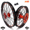 KKE 21" 18" Cast Enduro Wheels For KTM EXC EXC-F EXC-E 2003-2025 Black Spokes
