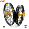 KKE 21 & 19 MX Wheels Rims for SUZUKI RMZ250 2007-2025 RMZ450 2005-2025 Black Spokes