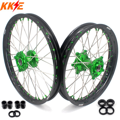 KKE 21" 19" Motorcycle Wheels Rims Fit For KAWASAKI KX250F KX450F KX450 KX450X 2021-2025