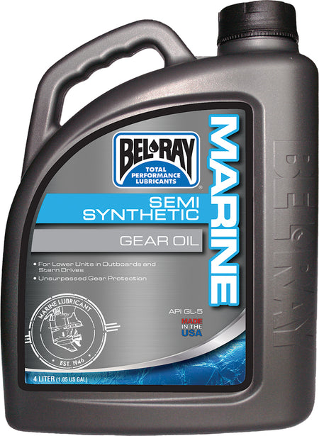 BEL-RAY Marine Semi Synthetic Gear Oil 4L - Part Number 99740-BT4