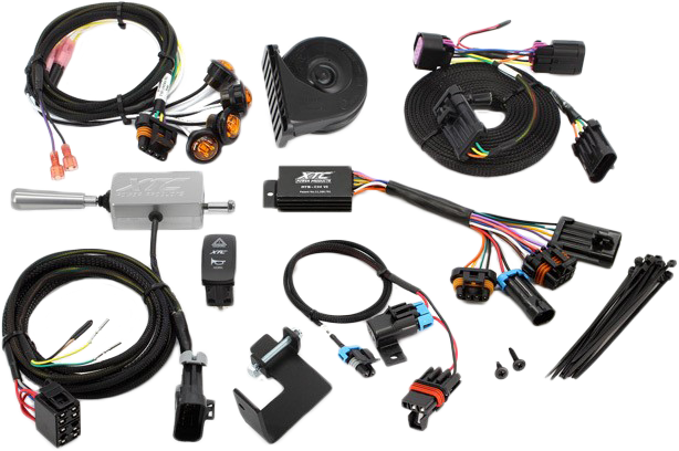XTC Power Products ATS-L-POL-XPED Automatic Turn Signal System with Billet Column Lever