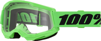 Strata 2 Goggle Neon Green Clear Lens