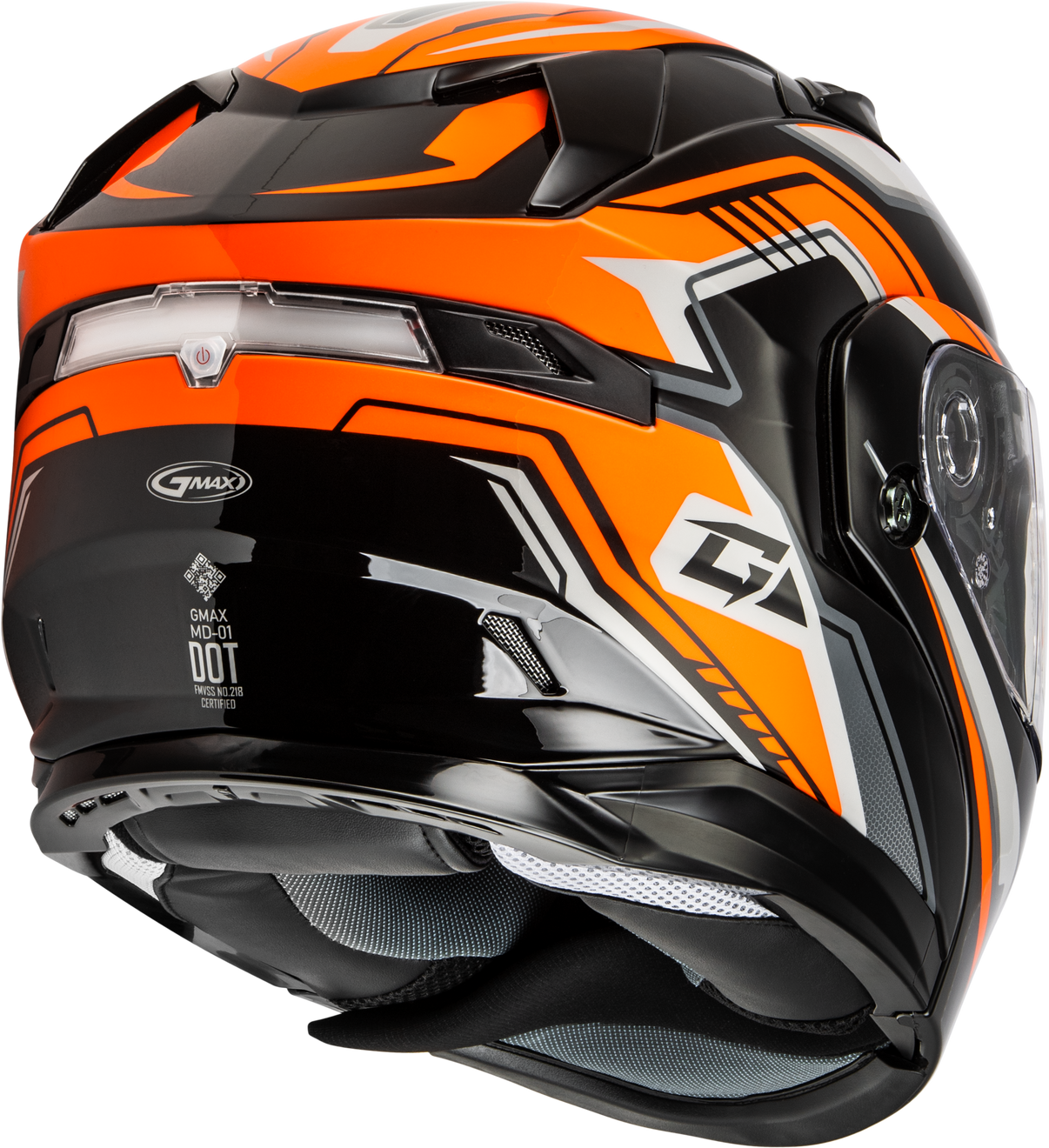 Md 01s Transistor Snow Helmet Orange/Black Sm
