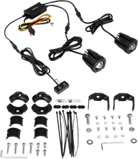 Dual Led Driving Light 2in White/Amber