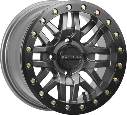 Raceline Ryno beadlock 15x7 10mm Maxxis Rampage Fury kit