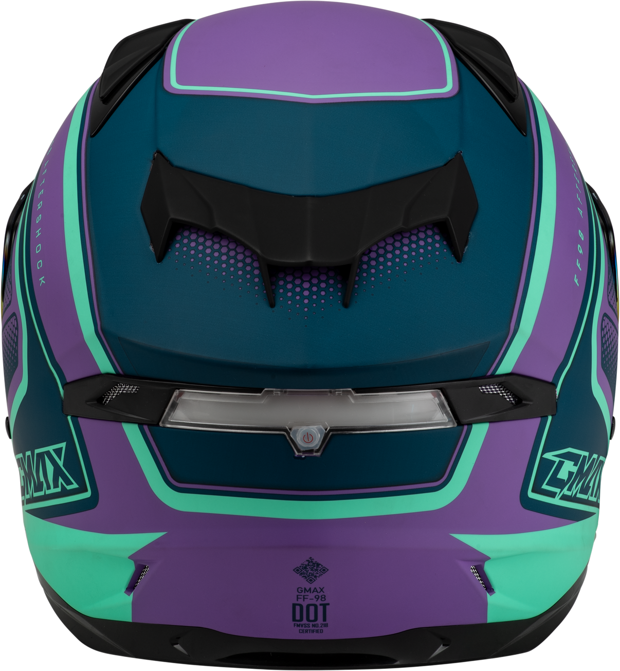 Ff 98 Aftershock Helmet Matte Purple/Blue Sm