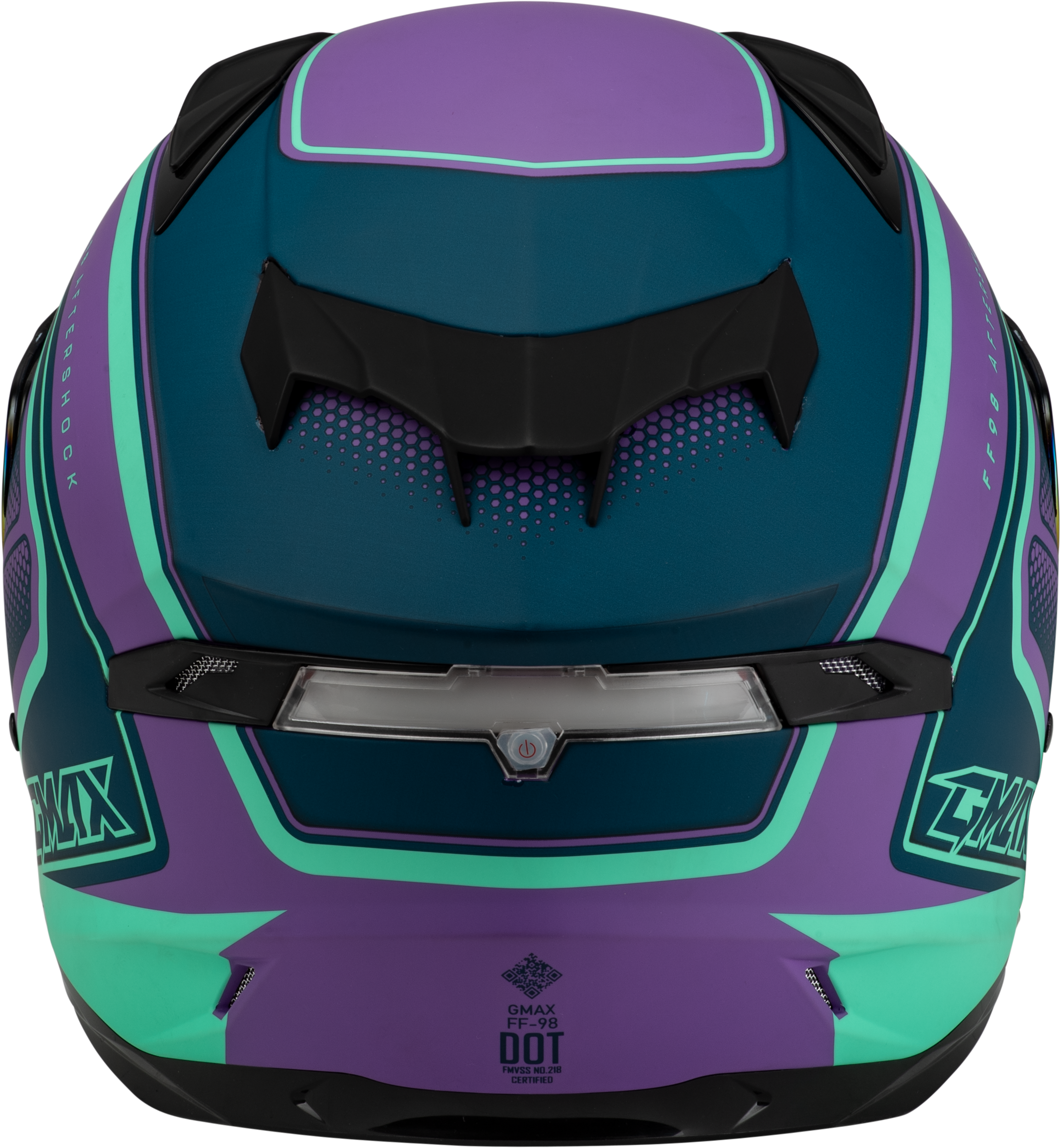 Ff 98 Aftershock Helmet Matte Purple/Blue Md