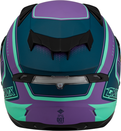Ff 98 Aftershock Helmet Matte Purple/Blue Xl
