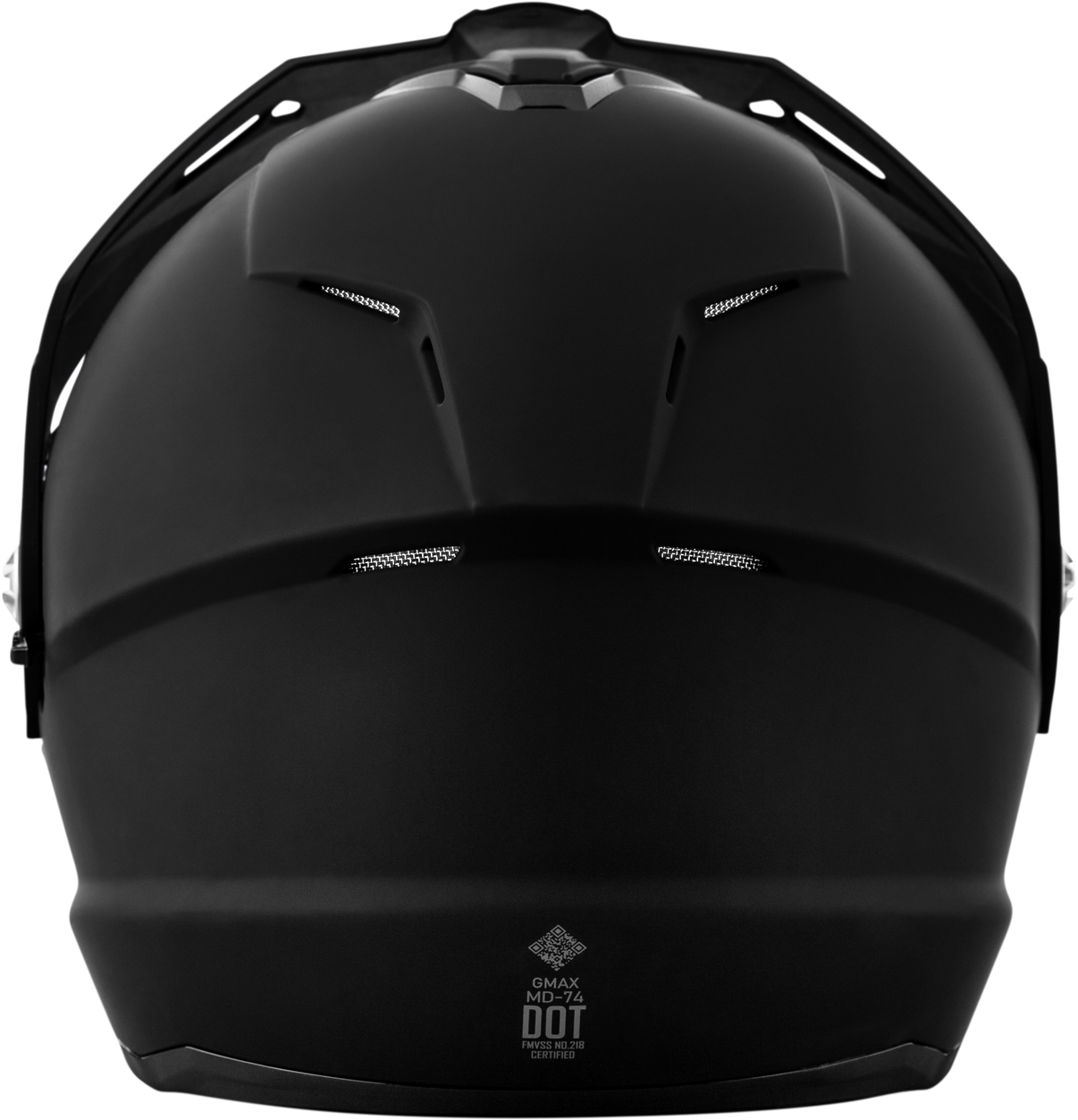 Md 74 Solid Helmets Matte Black Xl
