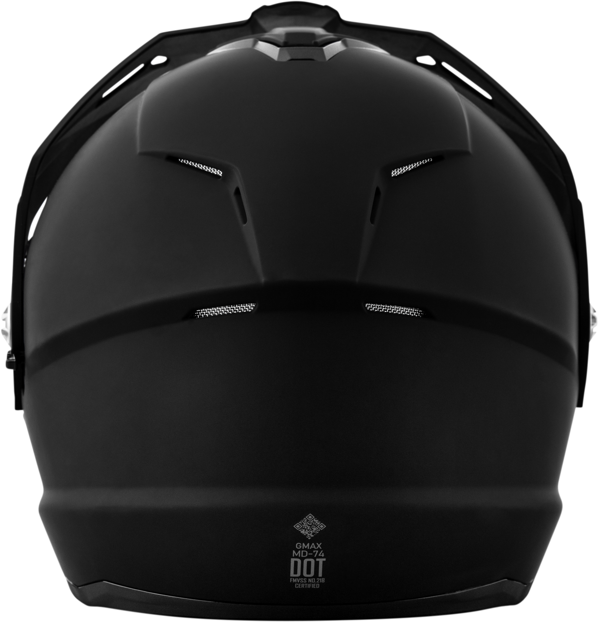 Md 74 Solid Helmets Matte Black Xl