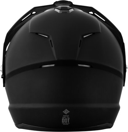 Md 74 Solid Helmets Matte Black Sm