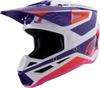 Sm3 Heat Helmet White/Purple/Pink Glossy Sm