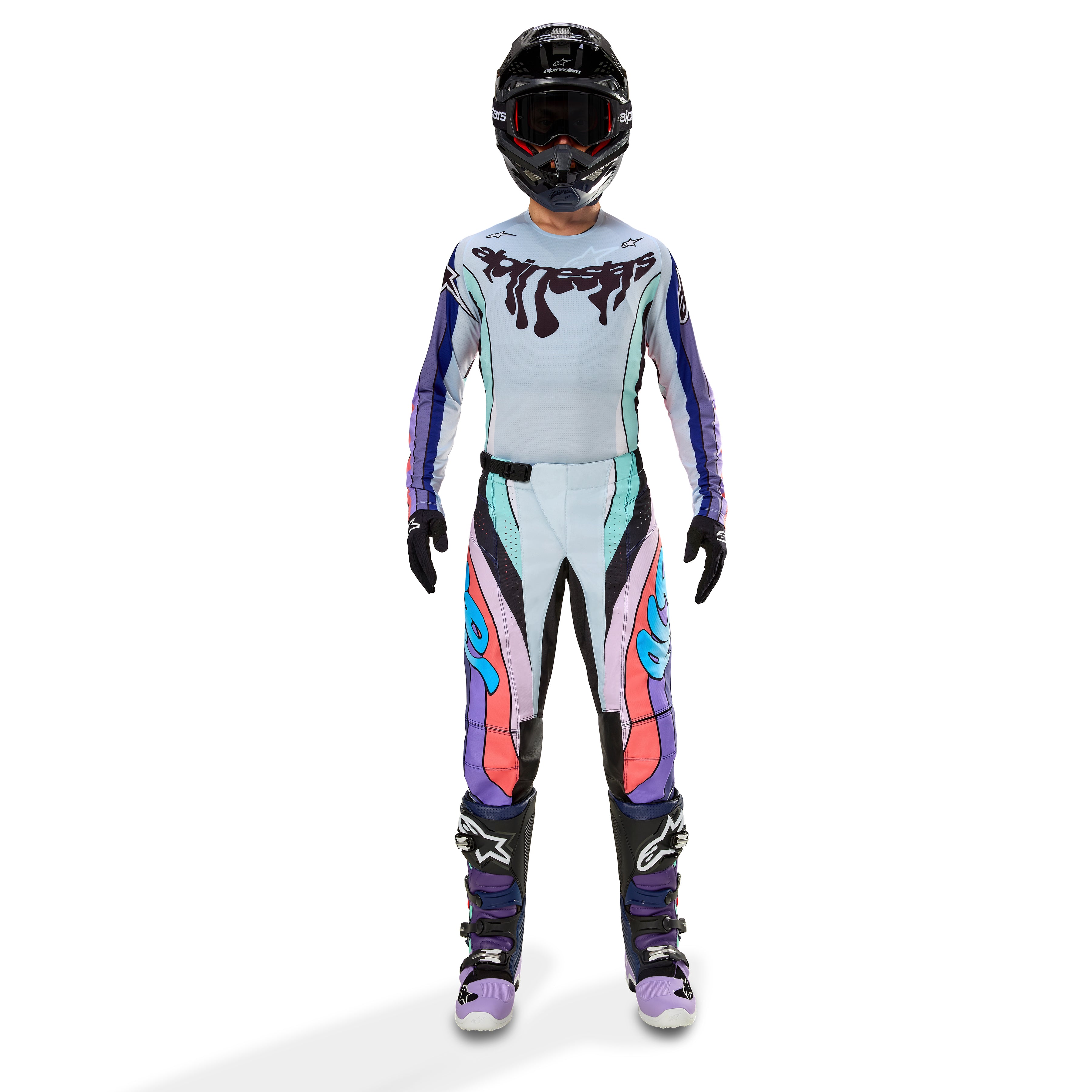 Techstar Le Imperial Jersey Double Purple/Blue/Black 2x